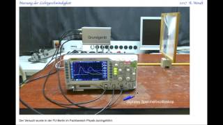 Messung der Lichtgeschwindigkeit [upl. by Rybma]