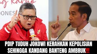 PDIP Tuduh Jokowi Kerahkan Kepolisian Di Pilkada 2024 Sehingga Kandang Banteng Ambruk [upl. by Witt]