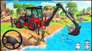 JCB 3DX BACKHOE LOADER BUS SIMULATOR INDONESIA DRIVING LIVE STREAM [upl. by Sopher]