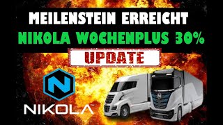 NIKOLA MOTORS AKTIE NKLA AKTIE UPDATE ✅ NIKOLA ERREICHT NEUEN MEILENSTEIN ✅ WOCHENPLUS 30 ✅ [upl. by Lahey971]