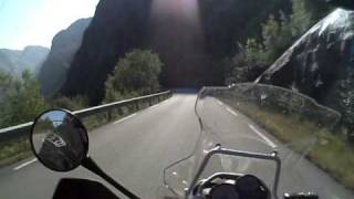 Lysebotn Hairpins Norway BMW R1200GSA [upl. by Imelda619]