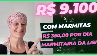 ÓTIMOS GANHOS COM VENDAS DE MARMITAS lucrossalariodomesvendas comida Marmitariapaneladeferro [upl. by Mills]