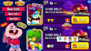 NEW YORK STORY x2 SOLO MULTIPLIER MUSHROOMS GIMME GREEN SCORE RALLY 3500024000  Match Masters [upl. by Filberto]