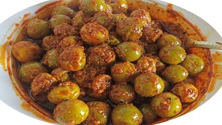 लेसवा  गूंदे का चटपटा अचार। Lasode ka Achar । Gunda pickle Recipe [upl. by Leksehcey3]