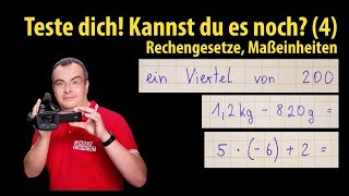 Teste dich Kannst du es noch Wiederholung der Grundlagen für die 9 Klasse IV  Lehrerschmidt [upl. by Sivrat773]