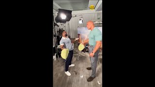 Kevin Hart and The Rock Tortilla Challenge was comedy 🤣🤣 shorts [upl. by Kendra]