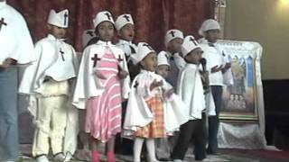 Ethiopia Orthodox St Mikael Church kids Mezmur 2Oakland CA [upl. by Kubiak]