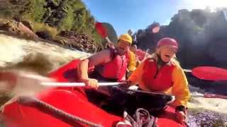 King River Rafting Western Tasmania [upl. by Poore304]