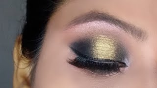 Easy Black Halo Eye makeup Tutorial  glamupeye haloeye [upl. by Annua]