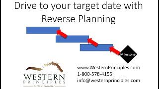 How to do Reverse Planning with Microsoft Project [upl. by Dlawso]