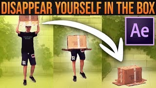 How to Make Yourself DISAPPEAR IN A BOX│After Effects VFX Tutorial [upl. by Eserehs]