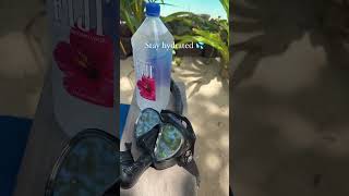 STAY HYDRATED in PARADISE FIJI hydrateyourself  Bounty Island [upl. by Notterb835]