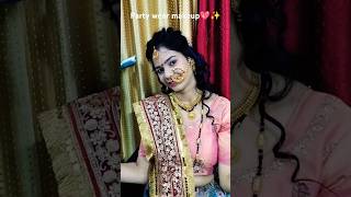 Morni song Party wear makeup Nari Sondarya makeup hairstyle trending shots [upl. by Marjana154]