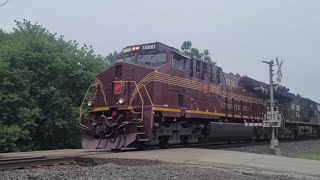 NS 8102 quotPENNSYLVANIANquot Leads Grain Train [upl. by Litha79]