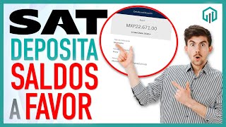 SAT DEPOSITA SALDOS A FAVOR DE LA DECLARACION ANUAL  ABRIL 2024 TUTORIAL [upl. by Ttihw]