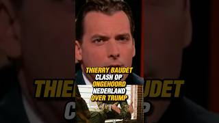 THIERRY BAUDET CLASH OP ONGEHOORD NEDERLAND OVER TRUMP thierrybaudet fvd trump [upl. by Nnael]