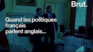 Quand les politiques français parlent anglais [upl. by Jorey]