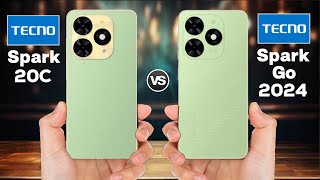 Tecno Spark 20C Vs Tecno Spark Go 2024 [upl. by Mailliwnhoj]