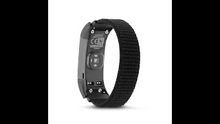 C2DJOY sport mesh bands for Garmin vivosmart hrhr plus installation [upl. by Ertemed]