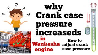 Waukesha Engine Trouble shooting increase crank case pressure [upl. by Tedra998]