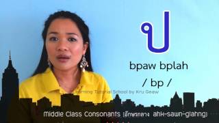 Lesson 1  Basic Writing amp Reading  Middle Consonants [upl. by Nolana]