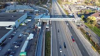 Pinecrest LRT amp WhitehavenQueensway LRT construction progress November 2024 [upl. by Cohin180]