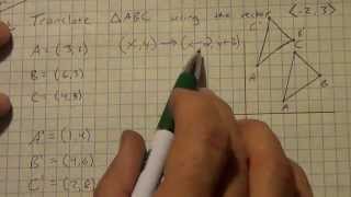 Lesson 49  Part 2  Performing Transformations on the Coordinate Plane [upl. by Annoiek]