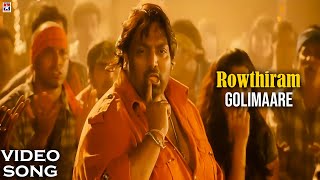 Golimaare Video Song  Rowthiram Tamil Movie  Jiiva  Shriya  Gokul  Prakash Nikki [upl. by Leksehc50]