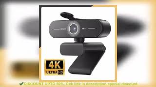 ✔️4K Webcam 1440P 2K Web Camera 1080P EMEET C60E Autofocus USB Computer [upl. by Airrotal]