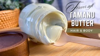 ✨How I Made Body Butter that stays Silky amp Soft Forever  DIY Tamanu Hair amp Body Butter [upl. by Clayberg]