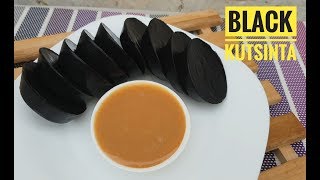 Black Kutsinta with Dulce de Leche dip  Kutsinta Filipino food [upl. by Ailak]