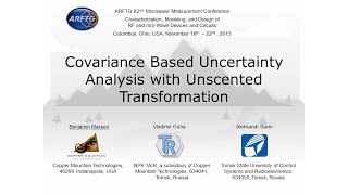 Covariance Based Uncertainty Analysis with Unscented Transformation [upl. by Nomolos]