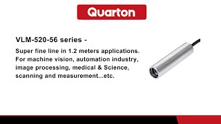 Quarton  Fine line laser module demonstration  VLM52056 series [upl. by Elletnuahc]