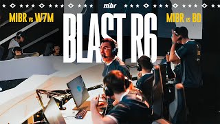 PEGOU FOGO 🔥  MIBR vs W7M  MIBR vs BLACK DRAGONS  BLAST R6  SEMANA 2 [upl. by Adyol]