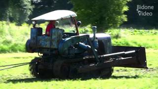 Raupe zieht TractorPulling Bremswagen  Bulldozer pulls [upl. by Kcerb229]