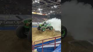 GRAVE DIGGER BLOWS UP AT MONSTER JAM NAMPA IDAHO 2023 [upl. by Perkins]