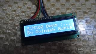 Sending and Receiving Message Using SIM300 GSM Module [upl. by Cheatham407]