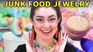 DIY Resin Junk Food Jewelry [upl. by Znieh]