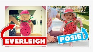 Posie Recreates Her Sister Everleighs Baby pictures [upl. by Jemma]