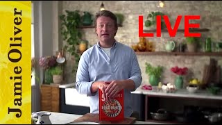 Jamie Oliver was Live at Lunch  5 Ingredients Mediterranean [upl. by Ellehsor788]