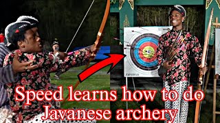 Speed learns how to do Javanese archery in Indonesia ishowspeed [upl. by Octavie73]