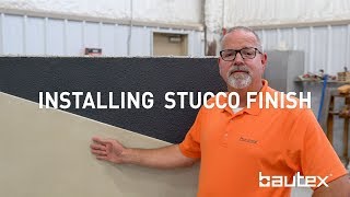 Installing Stucco Finish on Bautex Block Walls [upl. by Ellek553]