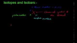 Isotopes and Isobars [upl. by Aehtla]