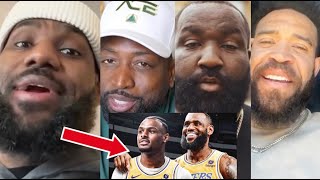 Lebron James amp NBA PLAYERS REACT To Bronny James Being Drafted To The Lakers [upl. by Nahtanaoj]