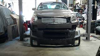 Oh Deer Changing the bumper cover and running lights on a Cadillac CTS Bambi vs Cadillac Ouch [upl. by Enehpets]