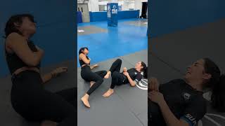 Veronica Hardy teaches Nina Drama Brazilian Jiujitsu LOL  UFC 309 shorts ufc mma [upl. by Nalo]