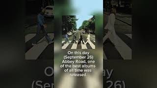 On this day September 26 Abbey Road one of the best albums of all time was released thebeatles [upl. by Benkley]