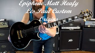 Unboxing Epiphone Matt Heafy Les Paul Custom Origins amp EVH 5150III 50W Stealth [upl. by Iaras]