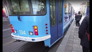 Norway Oslo tram ride from Torshov to Olaf Ryes Plass [upl. by Ahseken]