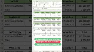 Utiliser le PINCEAU sur Excel [upl. by Eneluj]